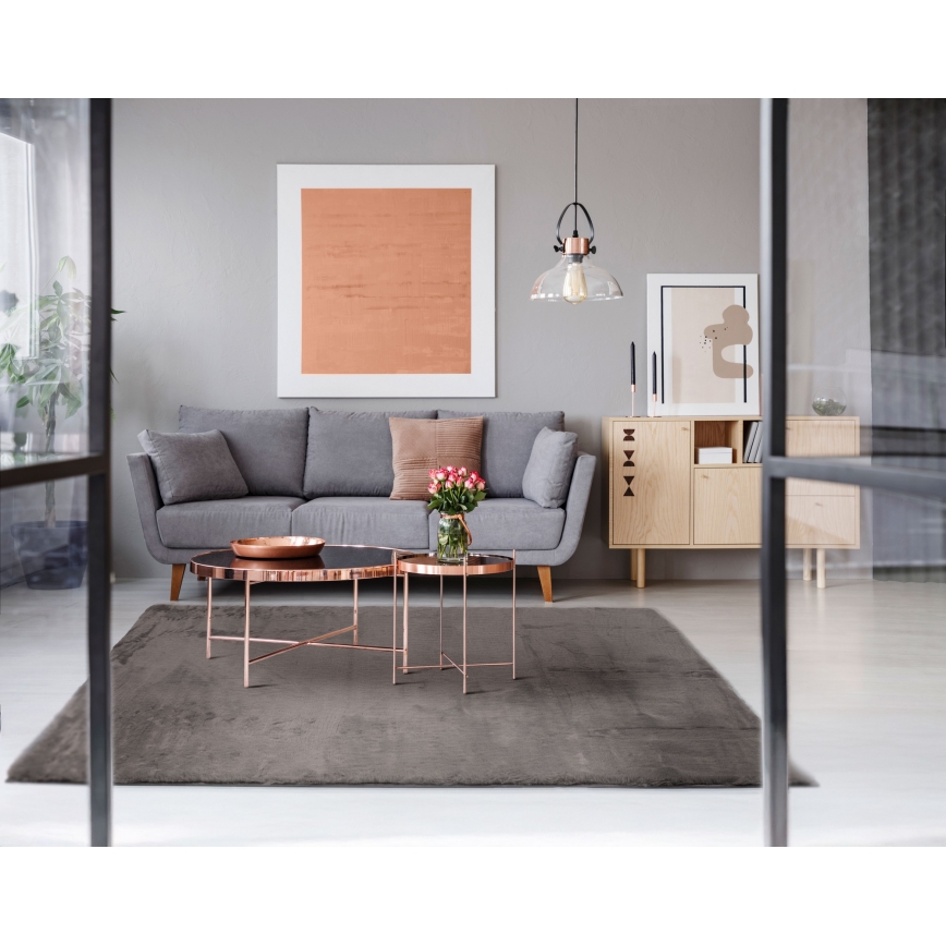 Koberec RABBIT-ROSA NEW 160x230 cm 2000g/m2 hnědá