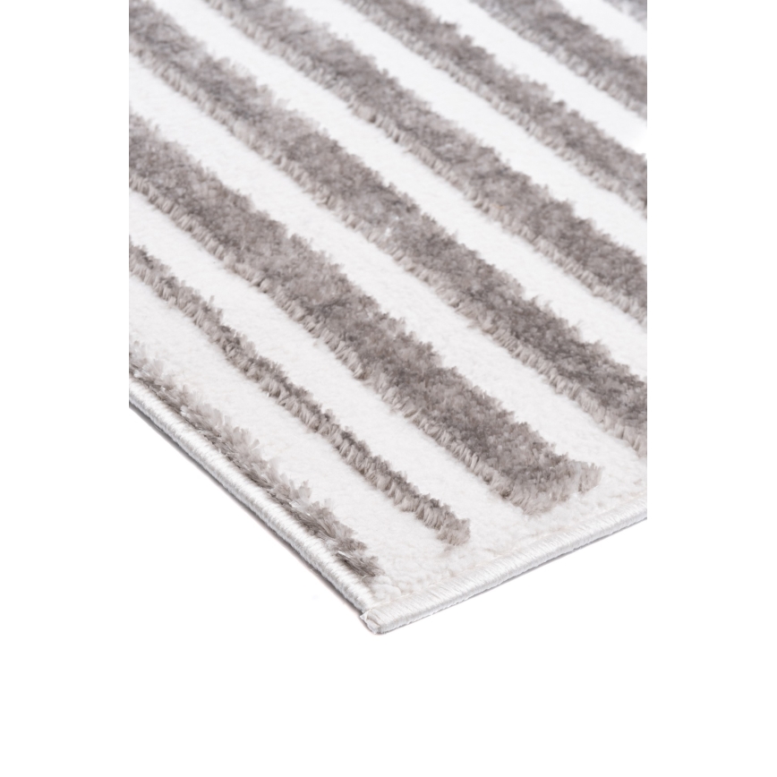 Koberec SALAMANCA 160x230 cm šedá/bílá