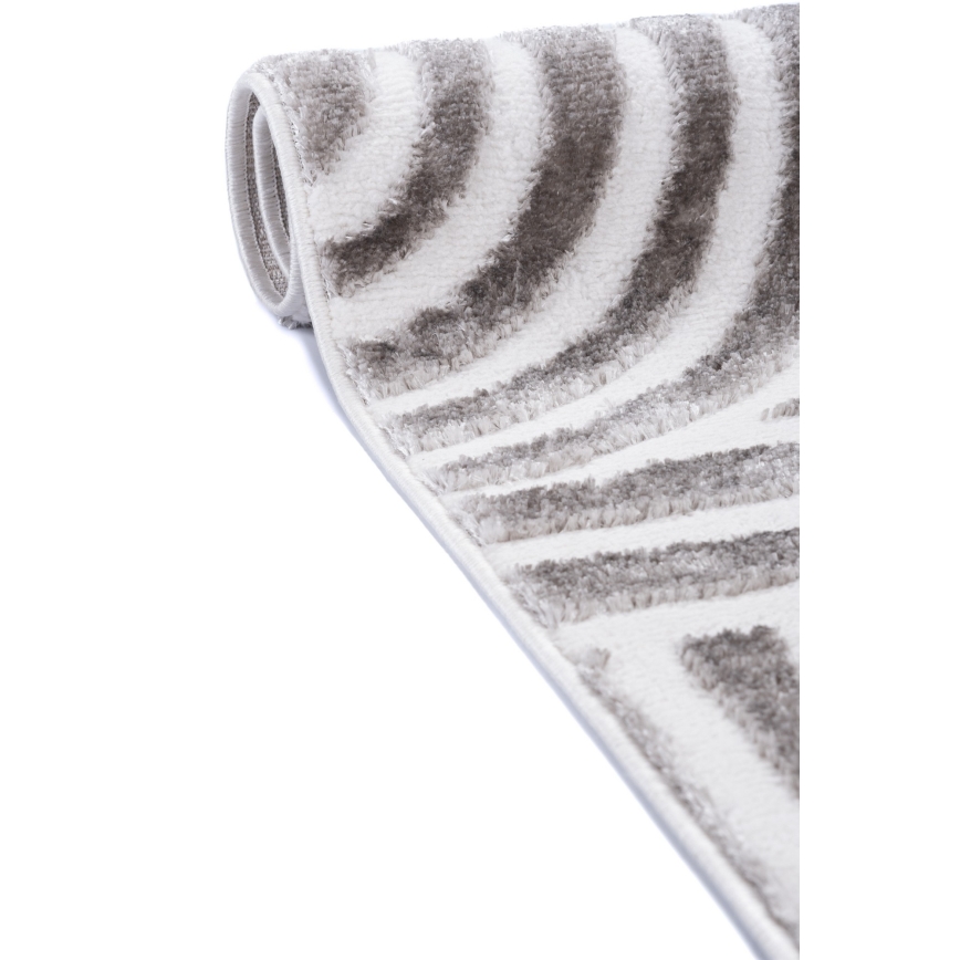 Koberec SALAMANCA 67x120 cm šedá/bílá