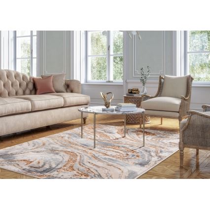 Koberec STONE 120x160 cm béžová/šedá