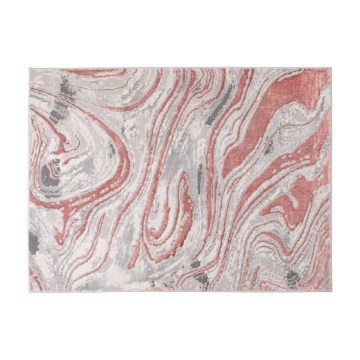 Koberec STONE 120x160 cm růžová/šedá