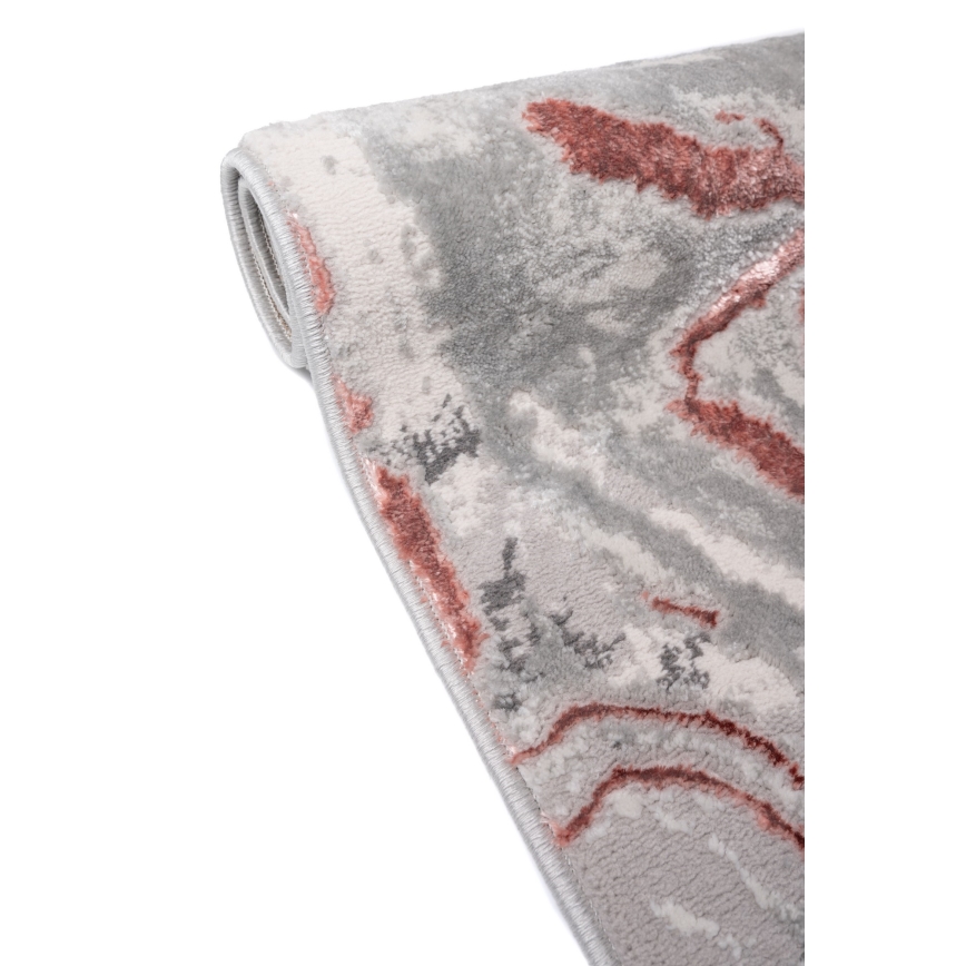 Koberec STONE 80x140 cm růžová/šedá