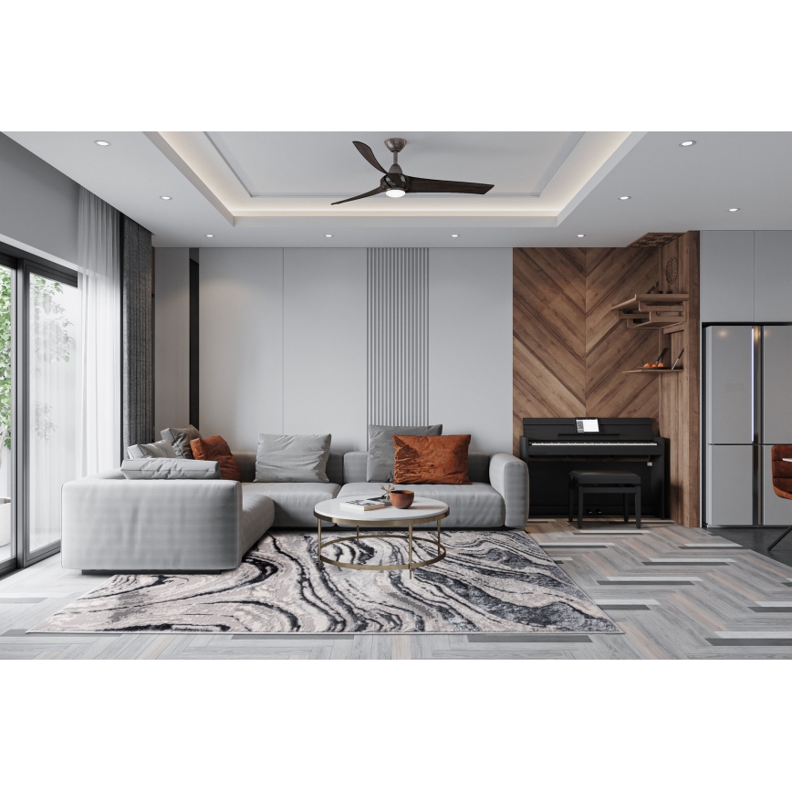 Koberec STONE 80x140 cm šedá/antracit