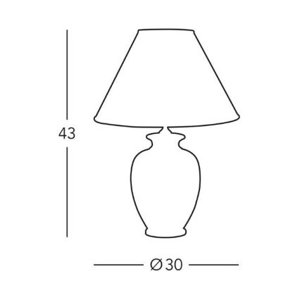 Kolarz 0014.73 - Stolní lampa GIARDINO 1xE27/100W/230V