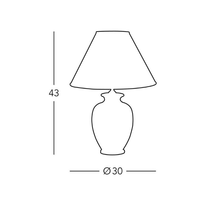 Kolarz 0014.73 - Stolní lampa GIARDINO 1xE27/100W/230V