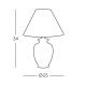 Kolarz 0014.73S - Stolní lampa GIARDINO 1xE27/60W/230V