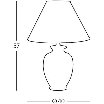 Kolarz 0014.74.3 - Stolní lampa GIARDINO 1xE27/100W/230V