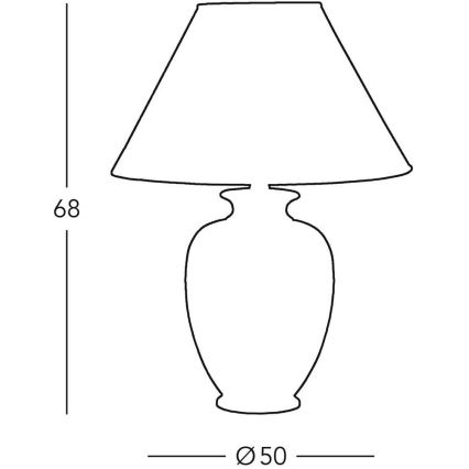 Kolarz 0014.75 - Stolní lampa GIARDINO 1xE27/100W/230V