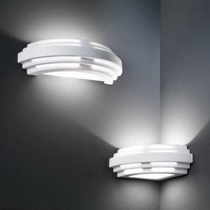 Kolarz 0290.61E - Nástěnné svítidlo STIEGEL 1xG9/60W/230V bílá