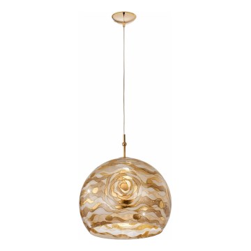 Kolarz 0392.31L.3.Aq.Ch - Lustr na lanku LUNA 1xE27/60W/230V 24K zlato
