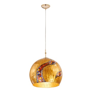 Kolarz 0392.31L.3.Ki.Au - Lustr na lanku LUNA 1xE27/60W/230V 24K zlato