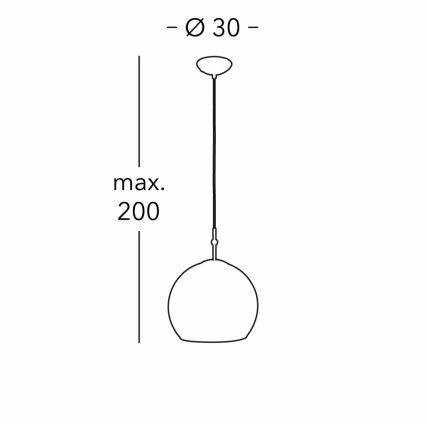 Kolarz 0392.31M.3.Al.Mu - Lustr na lanku LUNA 1xE27/60W/230V 24K zlato