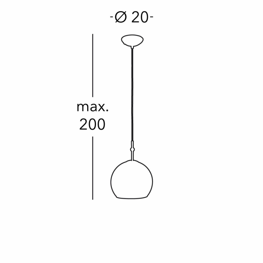 Kolarz 0392.31S.3.Ki.Au - Lustr na lanku LUNA 1xE27/60W/230V 24K zlato