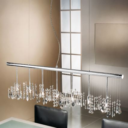 Kolarz 104.87.5 - Křišťálový lustr na lanku STRETTA 7xG9/40W/230V lesklý chrom