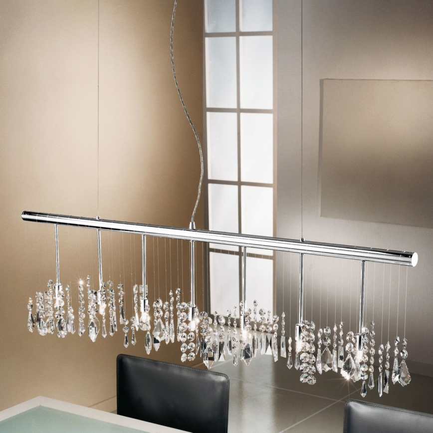 Kolarz 104.87.5 - Křišťálový lustr na lanku STRETTA 7xG9/40W/230V lesklý chrom