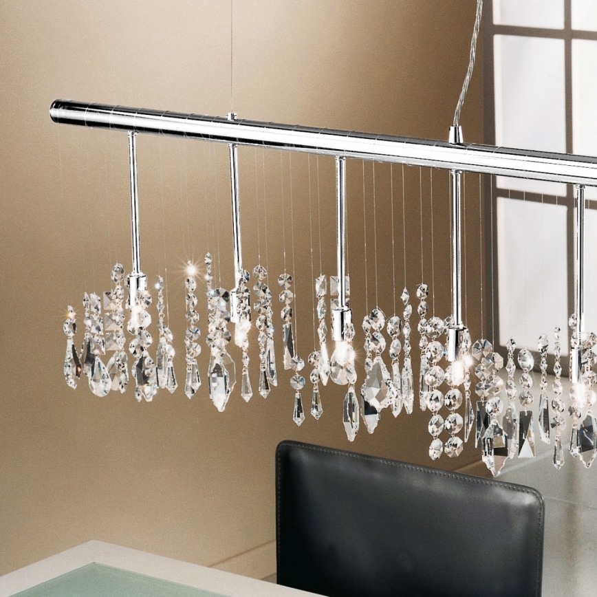 Kolarz 104.87.5 - Křišťálový lustr na lanku STRETTA 7xG9/40W/230V lesklý chrom
