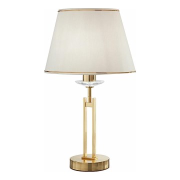 Kolarz 330.71.8C - Křišťálová stolní lampa IMPERIAL 1xE27/60W/230V zlatá/béžová