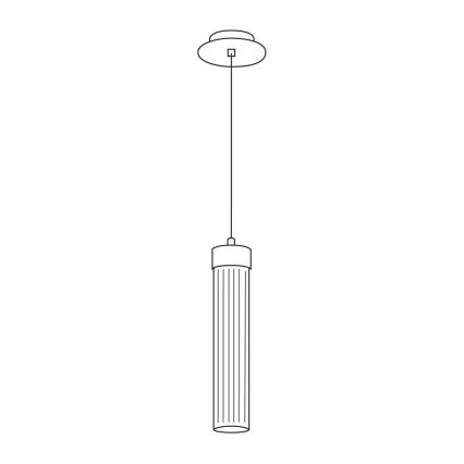 Kolarz 6009.30130 - Lustr na lanku RAGGIO 1xE14/25W/230V 24K zlato