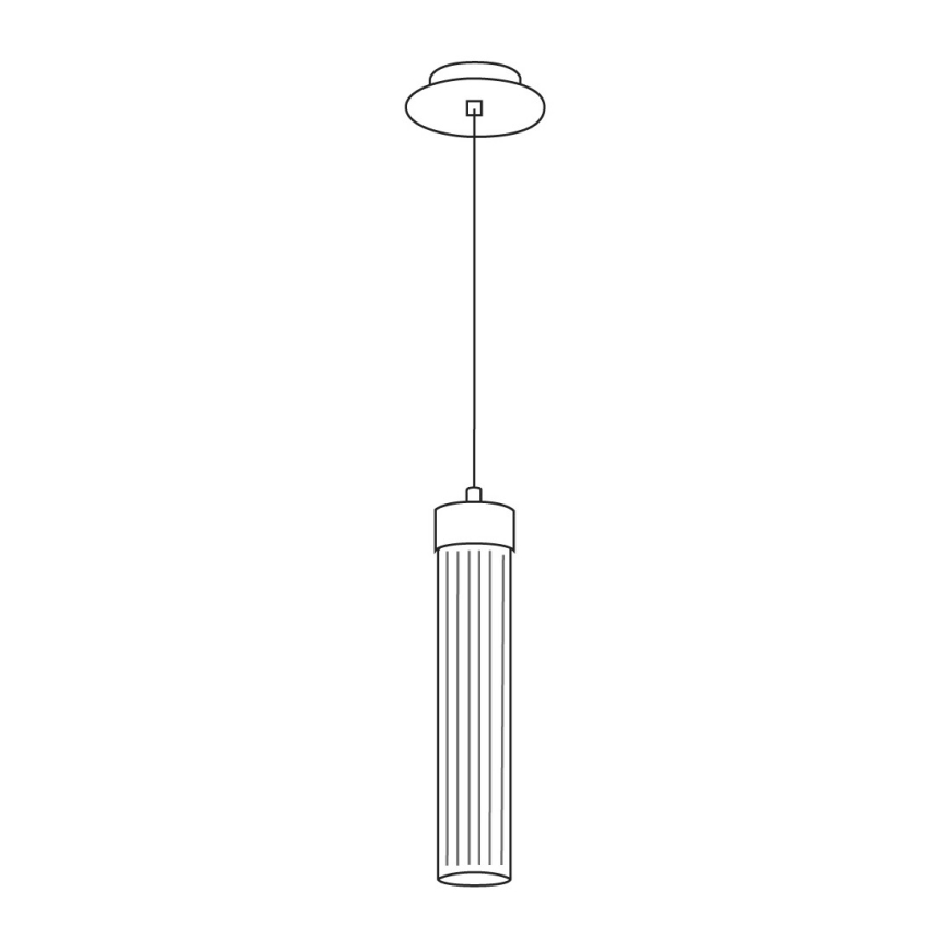Kolarz 6009.30130 - Lustr na lanku RAGGIO 1xE14/25W/230V 24K zlato