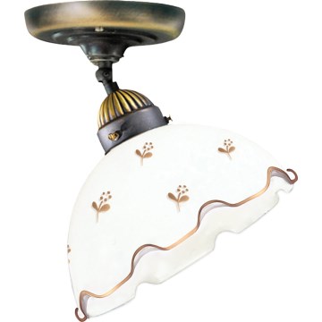 Kolarz 731.10.160 - Přisazený lustr NONNA 1xE27/75W/230V pr. 20 cm květiny rose gold