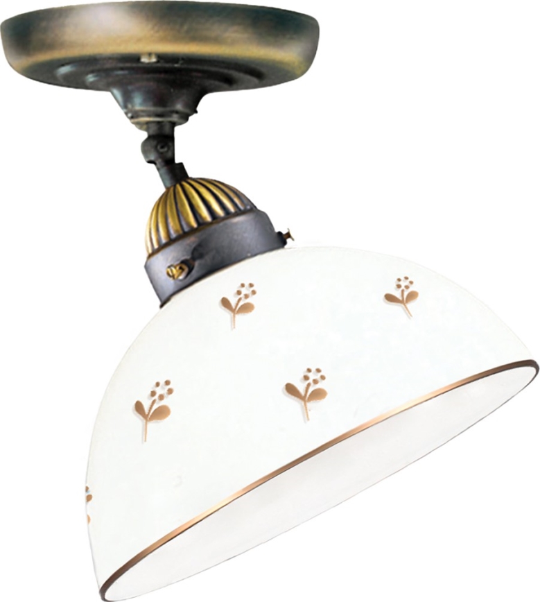 Kolarz 731.10.170 - Přisazený lustr NONNA 1xE27/75W/230V pr. 20 cm květiny rose gold