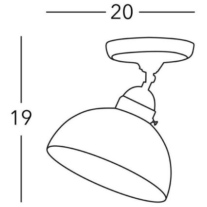 Kolarz 731.10.53 - Bodové svítidlo NONNA 1xE27/75W/230V