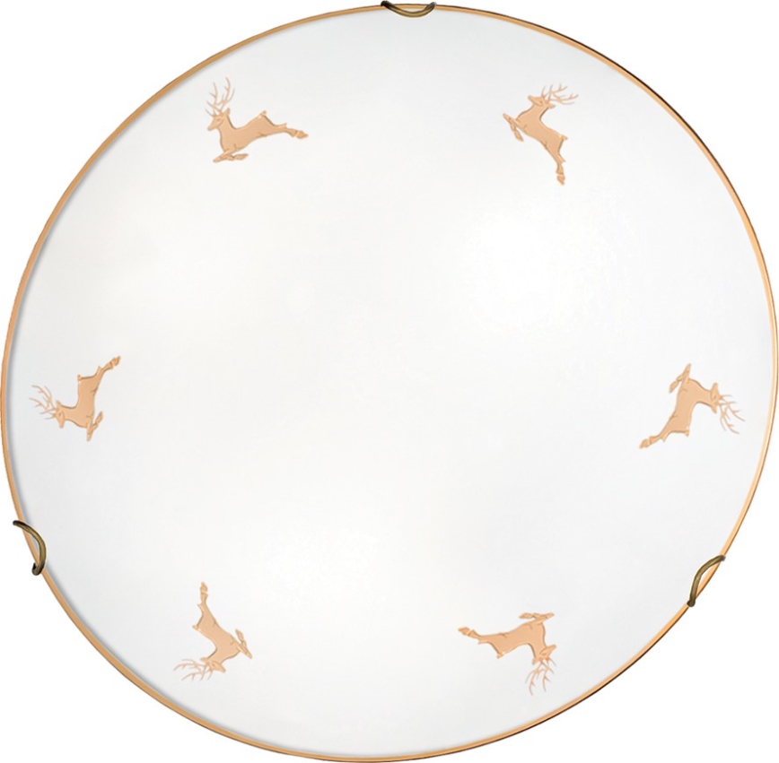 Kolarz 731.12.4.150 - Nástěnné svítidlo NONNA 2xE27/60W/230V pr. 40 cm jeleni rose gold