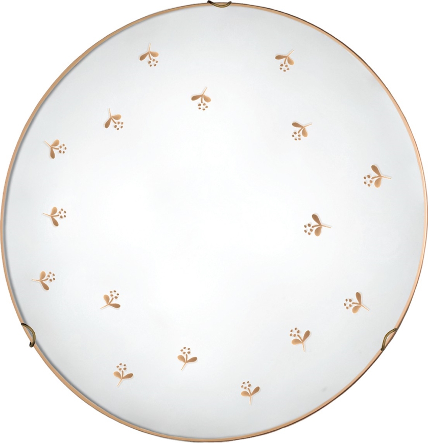 Kolarz 731.13.4.160 - Nástěnné svítidlo NONNA 3xE27/60W/230V pr. 50 cm květiny rose gold