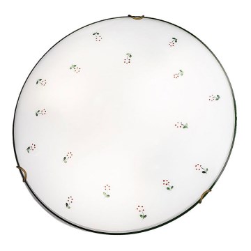 Kolarz 731.13.4.70 - Stropní svítidlo NONNA 3xE27/60W/230V pr. 50 cm zelená