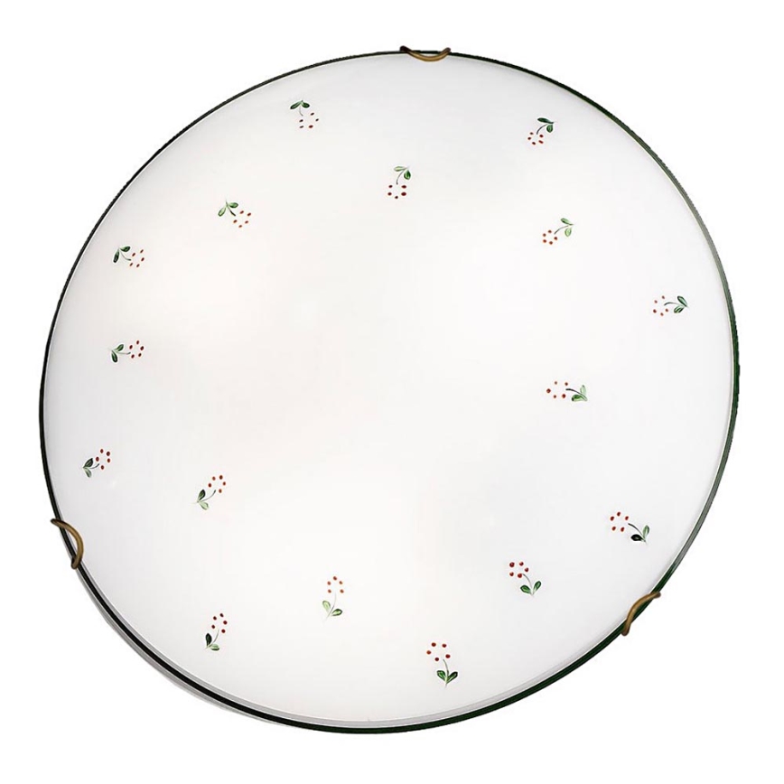 Kolarz 731.13.4.70 - Stropní svítidlo NONNA 3xE27/60W/230V pr. 50 cm zelená