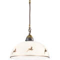 Kolarz 731.30.151 - Lustr na lanku NONNA 1xE27/75W/230V pr. 30 cm jeleni rose gold