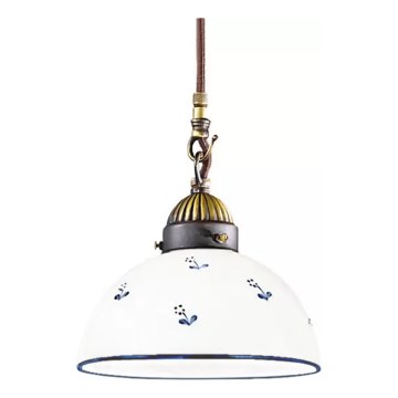 Kolarz 731.30.16 - Lustr na lanku NONNA 1xE27/75W/230V pr. 20 cm modrá