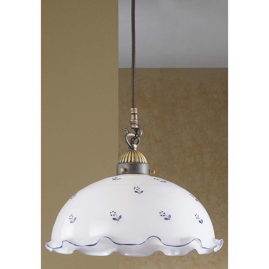 Kolarz 731.30.25 - Lustr na lanku NONNA 1xE27/75W/230V modrá
