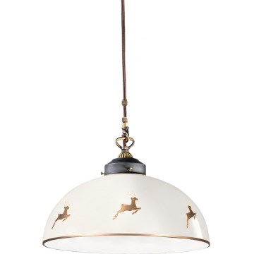 Kolarz 731.32.152 - Lustr na lanku NONNA 1xE27/75W/230V pr. 36 cm jeleni rose gold