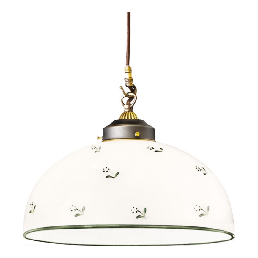 Kolarz 731.32.28 - Lustr na lanku NONNA 1xE27/75W/230V pr. 36 cm zelená