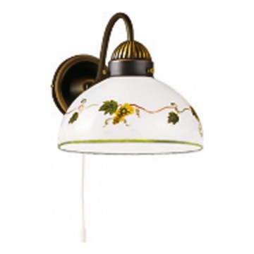 Kolarz 731.61.122 - Nástěnná lampa NONNA 1xE27/75W/230V víno