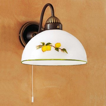Kolarz 731.61.126 - Nástěnná lampa NONNA 1xE27/75W/230V citrony