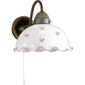 Kolarz 731.61.160 - Nástěnná lampa NONNA 1xE27/75W/230V květiny rose gold