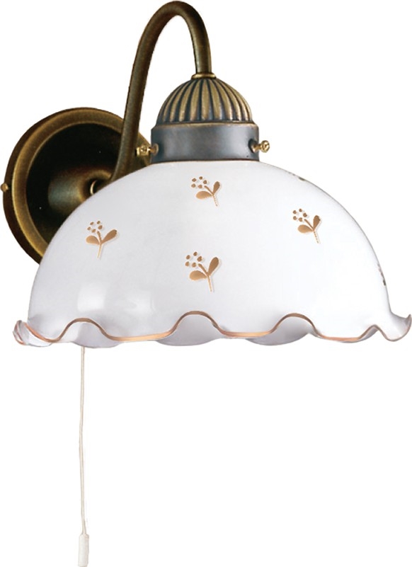 Kolarz 731.61.160 - Nástěnná lampa NONNA 1xE27/75W/230V květiny rose gold