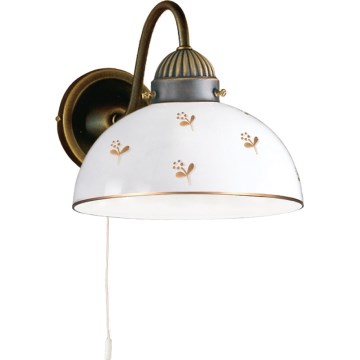 Kolarz 731.61.170 - Nástěnná lampa NONNA 1xE27/75W/230V květiny rose gold