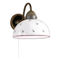Kolarz 731.61.69 - Nástěnná lampa NONNA 1xE27/75W/230V červená