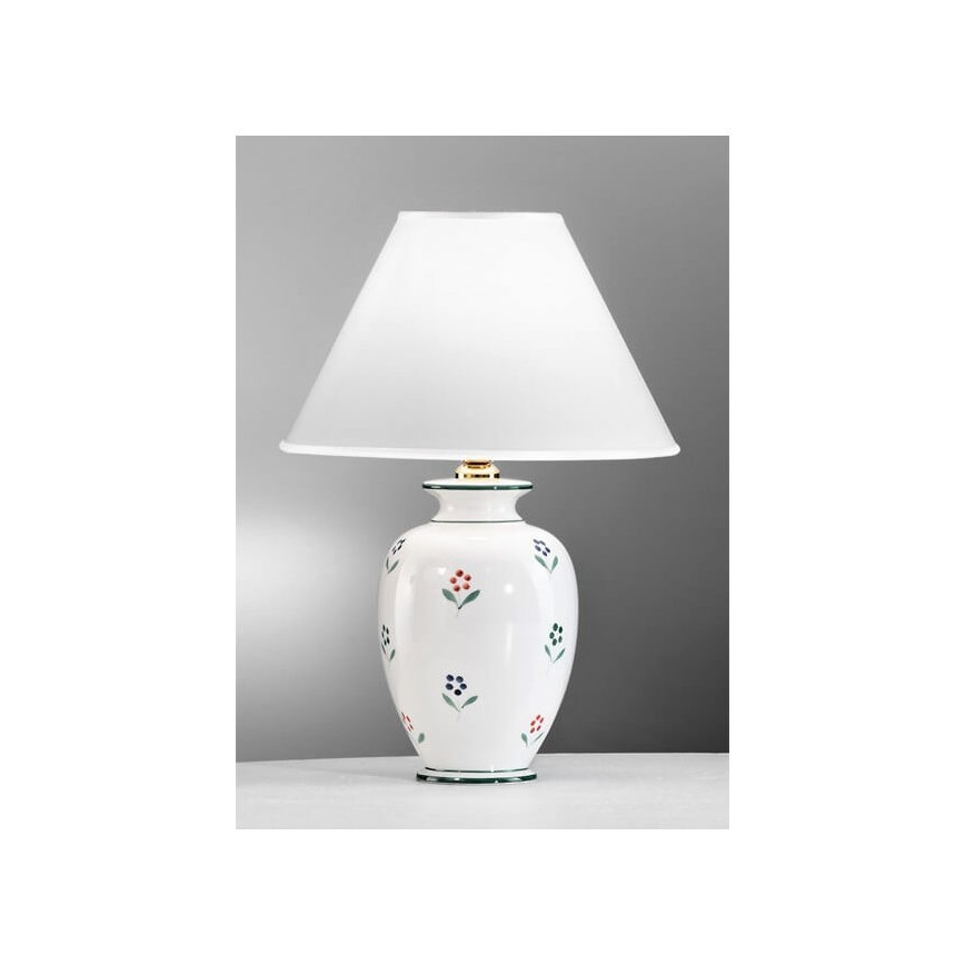 Kolarz 731.70K - Stolní lampa NONNA 1xE27/100W/230V bílá