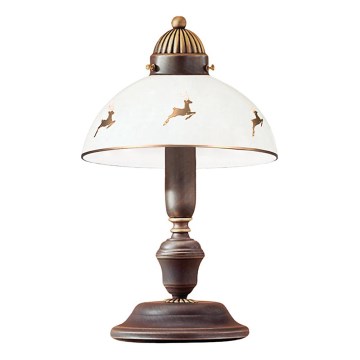 Kolarz 731.73.150 - Stolní lampa NONNA 1xE27/75W/230V jeleni rose gold