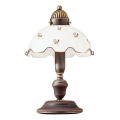 Kolarz 731.73.160 - Stolní lampa NONNA 1xE14/60W/230V květiny rose gold