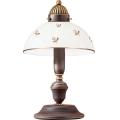 Kolarz 731.73.170 - Stolní lampa NONNA 1xE14/60W/230V květiny rose gold