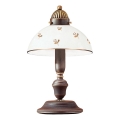 Kolarz 731.73.170 - Stolní lampa NONNA 1xE27/75W/230V květiny rose gold
