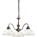 Kolarz 731.83.160 - Lustr na řetězu NONNA 3xE27/75W/230V květiny rose gold