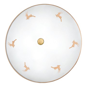 Kolarz 731.U14.4.150 - Nástěnné svítidlo NONNA 4xE27/60W/230V pr. 54 cm jeleni rose gold