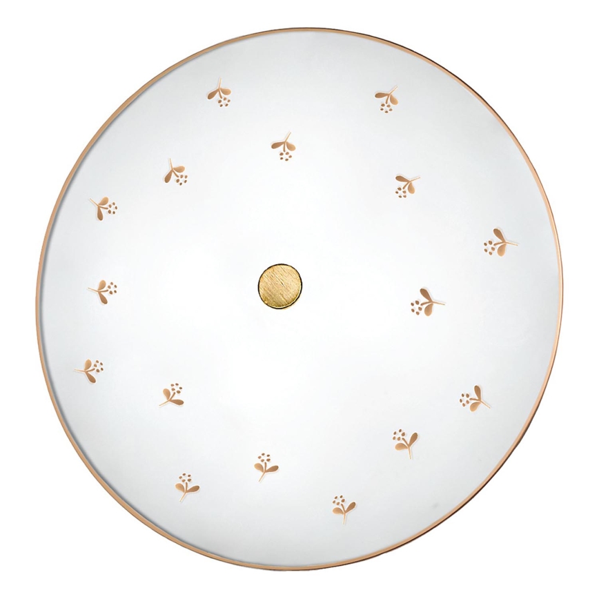 Kolarz 731.U14.4.160 - Nástěnné svítidlo NONNA 4xE27/60W/230V pr. 54 cm květiny rose gold