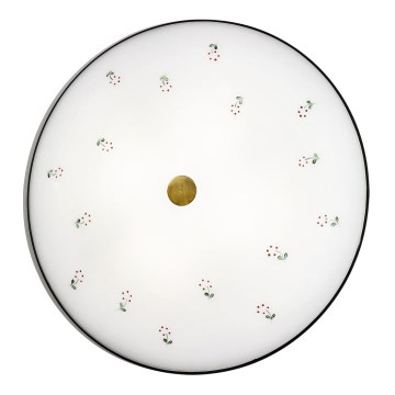 Kolarz 731.U14.4.70- Stropní svítidlo NONNA 4xE27/60W/230V pr. 54 cm zelená/mosaz